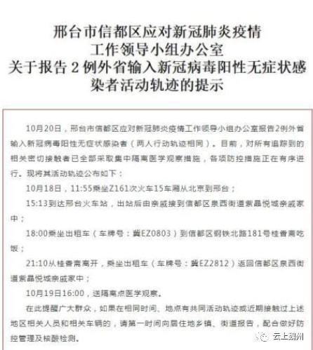 邢台最新疫情爆料,多区域报告新增病例，防控措施持续加强